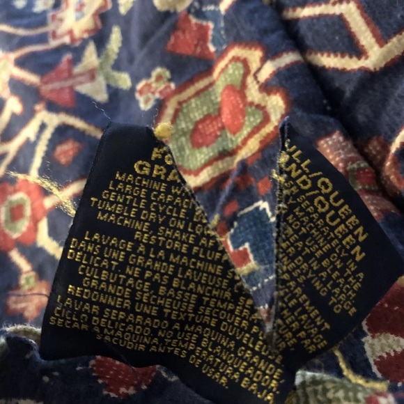 Ralph Lauren Navy Orienta comforter - Picture 8 of 10